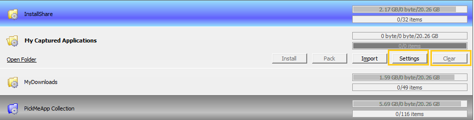 Build-in Profiles